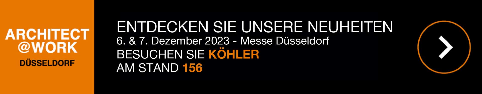 architect@work Düsseldorf 2023 köhler Gillrath